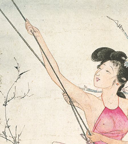 绥滨-胡也佛的仕女画和最知名的金瓶梅秘戏图